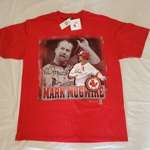 NOS Mark McGwire Graphic T-Shirt St. Louis Cardinals